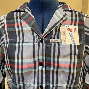 Cabrais Women's Plaid Button-Up Blouse - Multicolor